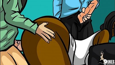 Uczniowie uprawiają seks z czarnoskórą nauczycielką po szkole